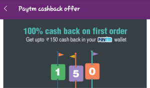 paytm little deals  cashback