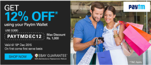 ebay paytm  off using paytm wallet loot offer