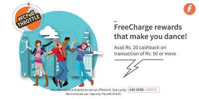 freecharge ilovefc offer