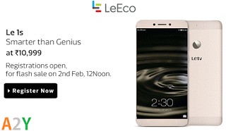 LeEco st smartphone flash sale on flipkart