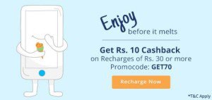 Paytm Rs  cashback on Rs  only