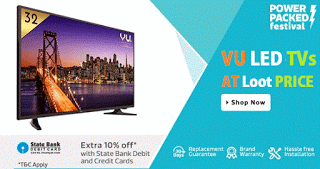 flipkart vu led televisions at loot price deals