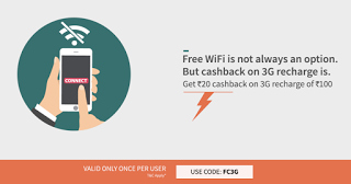 freecharge rs cashback on rs g recharge fcg