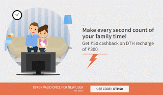 freecharge rs cashback on dth recharge of rs or more new users