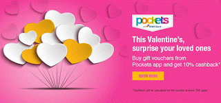 icici pockets  cb offer on gift cards