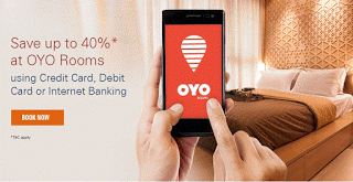 oyo rooms icici bank offer upto  cashback