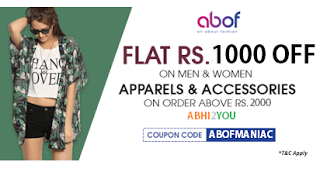 Abof fashion rs off on rs shopping coupon