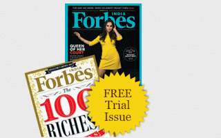 Forbes india magazine free trial issue