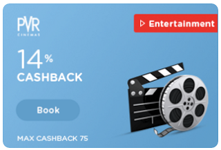 PVR Cinema  cashback offer