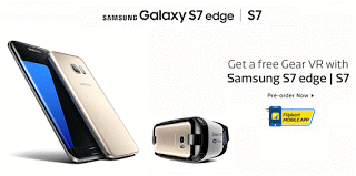 flipkart samsung galaxy s edge free gear vr