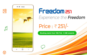 freedom  book smartphone for Rs  only