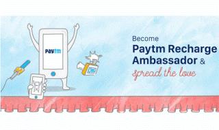 paytm recharge ambassador cashback offer deals