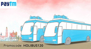 paytm rs cashback on bus tickets HOLIBUS