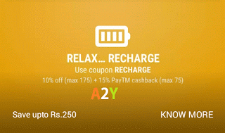 peppertap recharge  off offer weekend