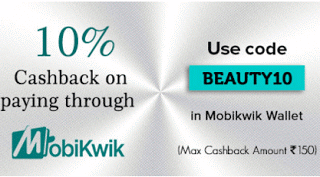 Mobikwik  cashback at purplle BEAUTY