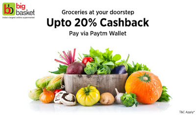 big basket paytm