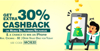 crownit app get  cashback on recharges and bill payments