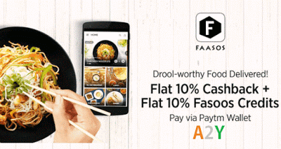 faasos  cashback paytm  cashback faasos wallet