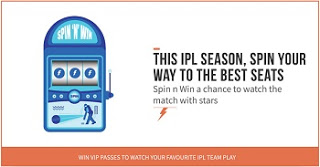 freecharge Spin N Win offer IPL