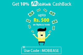 mobikwik easeMytrip  cashback offer