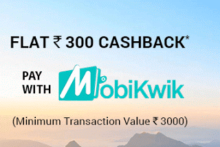 via com mobikwik  cashback offer