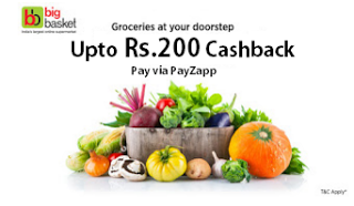 bigbasket payzapp rs cashback offer