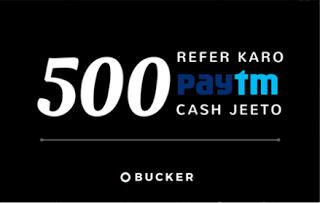 bucker app refer and win free rs paytm cash loot