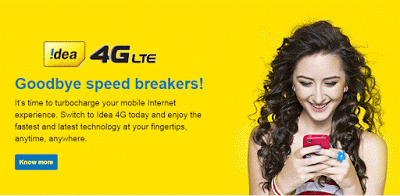 Free 30GB 4G Data for Idea Users