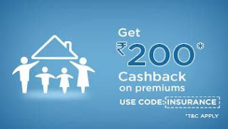 mobikwik rs cashback on insurance premiums loot