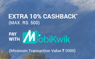 mobikwik via app website  cashback offer