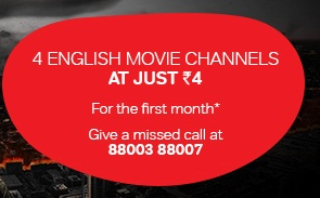 airtel digital tv english tv channel at rs only
