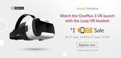 amazon app launch loot offer oneplus vr ar re only