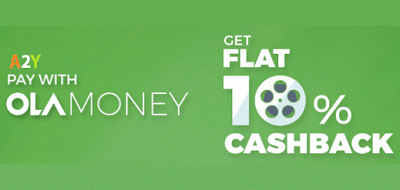 bookmyshow ola money  cashback offer