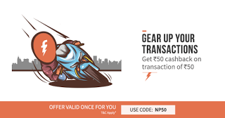 freecharge np  specific users loot