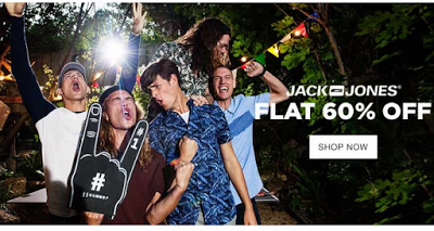 jabong jack and jones flat  off discount offer