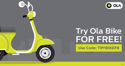 ola bike ride tryolabikefb offer