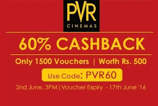 pvr cinemas  cashback offer gift vouchers