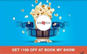 Bookmyshow Get flat Rs  cashback on BMS