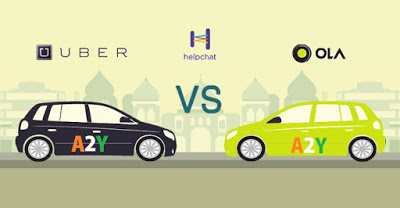 HelpChatapp uber vs ola cab offer  cashback