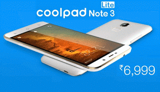 coolpad note  lite lowest price in india