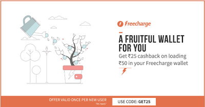 freecharge get loot new users offer