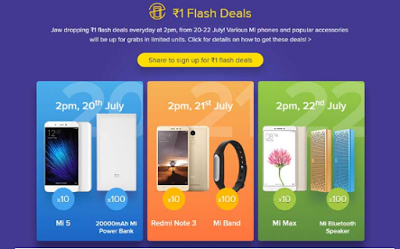 mi india re  flash deals
