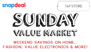 Snapdeal sunday value market latest january