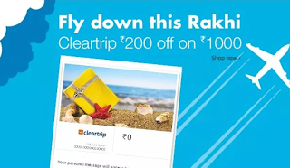 amazon cleartrip rs off