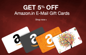 amazon great indian sale get flat  off on amazon gift cards