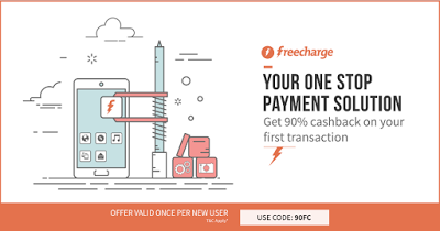freecharge get  cashback on recharges