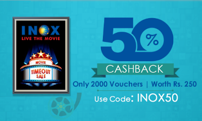 inox  cashback offer crownit