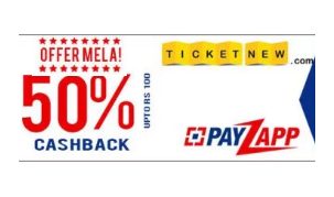 payzapp ticketnew  cashback offer