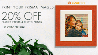 zoomin prisma app prints at  off