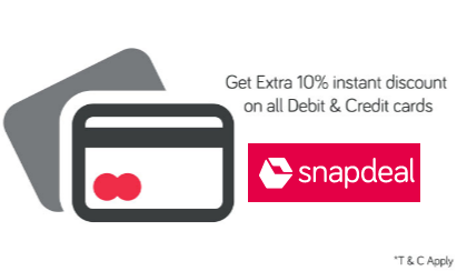 snapdeal  off all bank cards